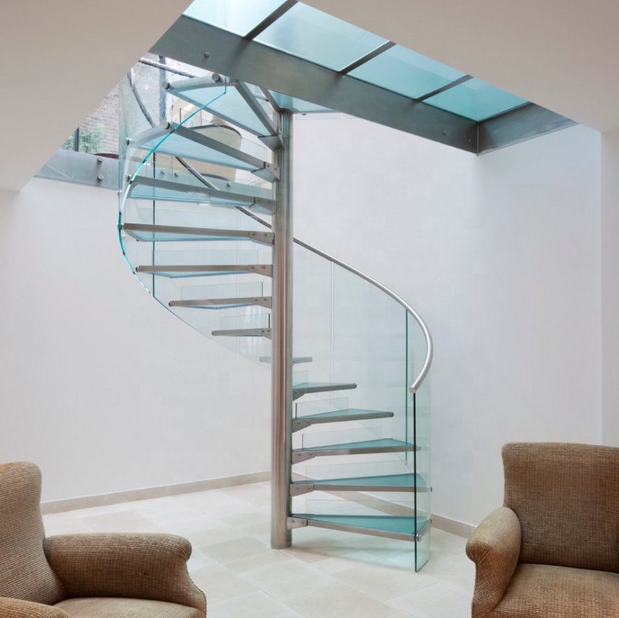glass Spiral Stairs 